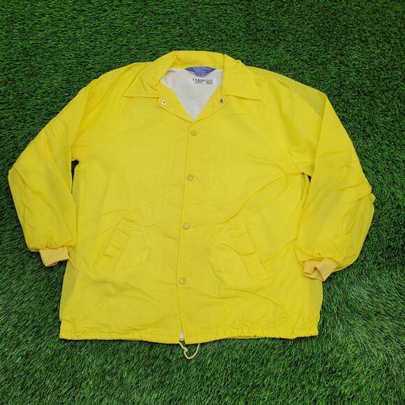 Vintage 80s Rainbow-Sportswear Jacket Medium 23x29 Coach - Picture 1 of 12